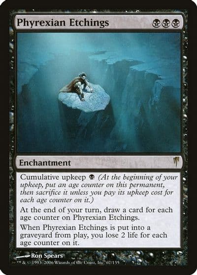 Phyrexian Etchings Coldsnap Magic card