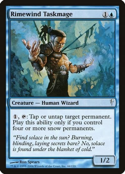 Rimewind Taskmage Coldsnap Magic card