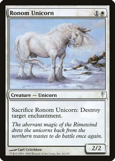Ronom Unicorn Coldsnap Magic card