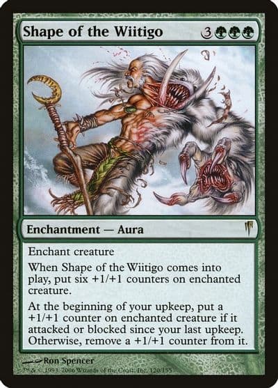 Shape of the Wiitigo Coldsnap Magic card