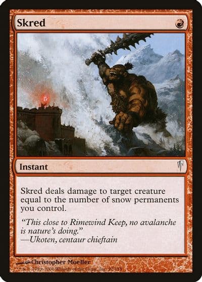 Skred Coldsnap Magic card