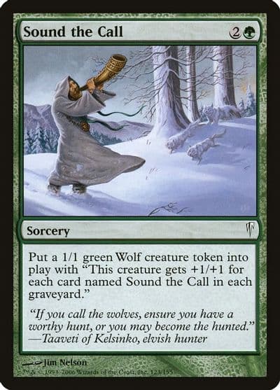 Sound the Call Coldsnap Magic card