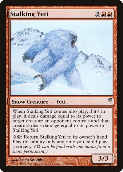 Stalking Yeti Coldsnap Magic card