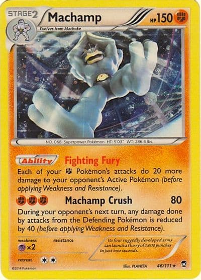 Machamp (Cosmos Holo) Blister Exclusives Pokemon card