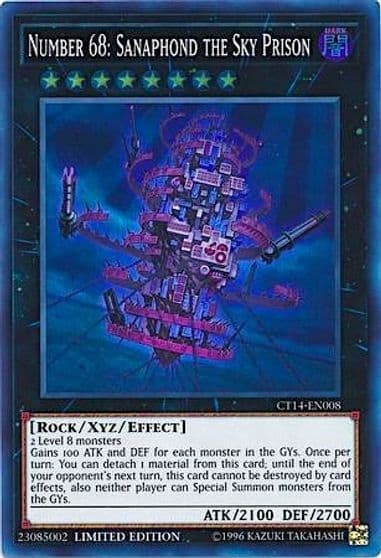 Number 68 Sanaphond the Sky Prison 2017 Mega-Tins Yu-Gi-Oh! card
