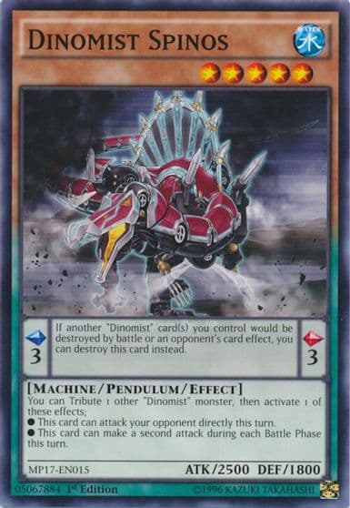 Dinomist Spinos 2017 Mega-Tins Mega Pack Yu-Gi-Oh! card