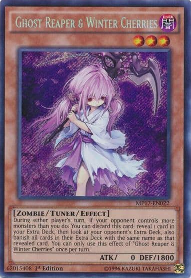 Ghost Reaper and Winter Cherries 2017 Mega-Tins Mega Pack Yu-Gi-Oh! card