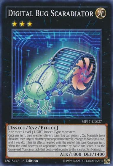 Digital Bug Scaradiator 2017 Mega-Tins Mega Pack Yu-Gi-Oh! card