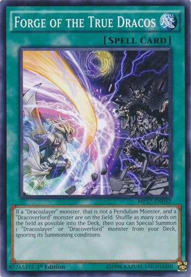 Forge of the True Dracos 2017 Mega-Tins Mega Pack Yu-Gi-Oh! card