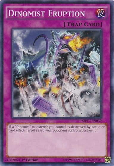 Dinomist Eruption 2017 Mega-Tins Mega Pack Yu-Gi-Oh! card