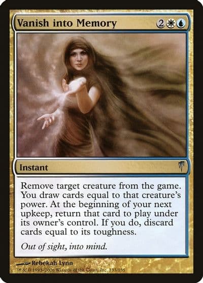 Vanish into Memory Coldsnap Magic card