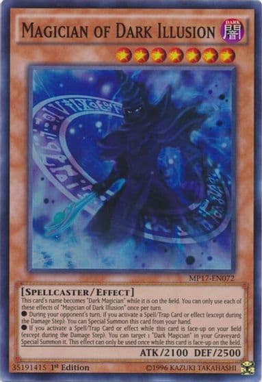 Magician of Dark Illusion 2017 Mega-Tins Mega Pack Yu-Gi-Oh! card