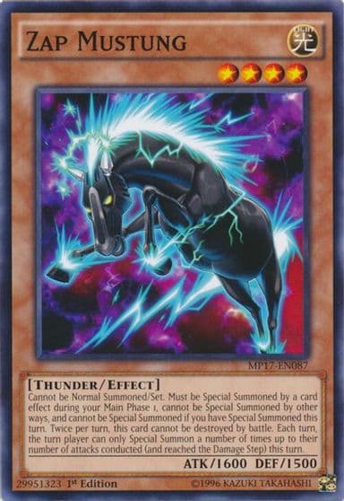 Zap Mustung 2017 Mega-Tins Mega Pack Yu-Gi-Oh! card