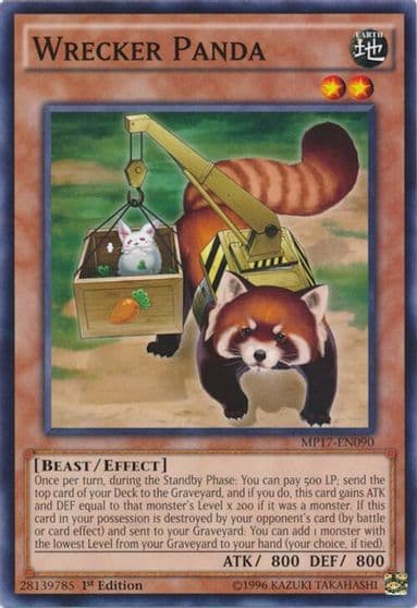 Wrecker Panda 2017 Mega-Tins Mega Pack Yu-Gi-Oh! card