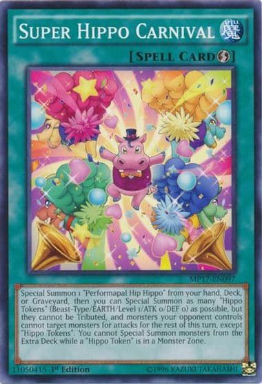 Super Hippo Carnival 2017 Mega-Tins Mega Pack Yu-Gi-Oh! card