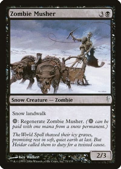 Zombie Musher Coldsnap Magic card