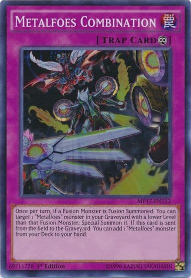 Metalfoes Combination 2017 Mega-Tins Mega Pack Yu-Gi-Oh! card