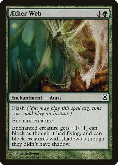 Aether Web Time Spiral Magic card