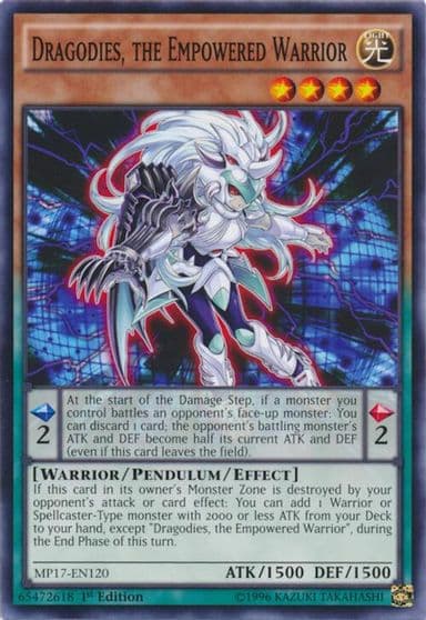 Dragodies the Empowered Warrior 2017 Mega-Tins Mega Pack Yu-Gi-Oh! card