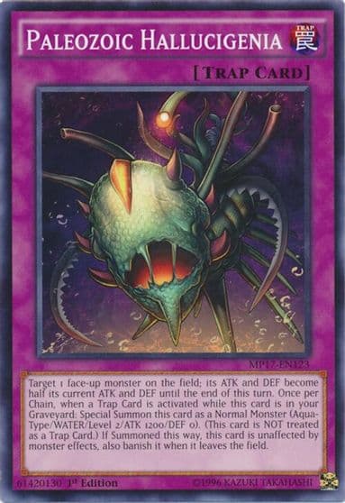 Paleozoic Hallucigenia 2017 Mega-Tins Mega Pack Yu-Gi-Oh! card