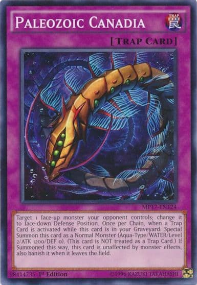 Paleozoic Canadia 2017 Mega-Tins Mega Pack Yu-Gi-Oh! card
