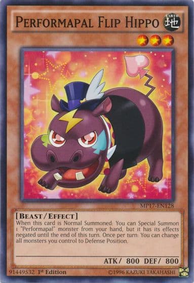 Performapal Flip Hippo 2017 Mega-Tins Mega Pack Yu-Gi-Oh! card