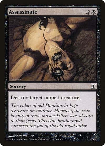 Assassinate Time Spiral Magic card