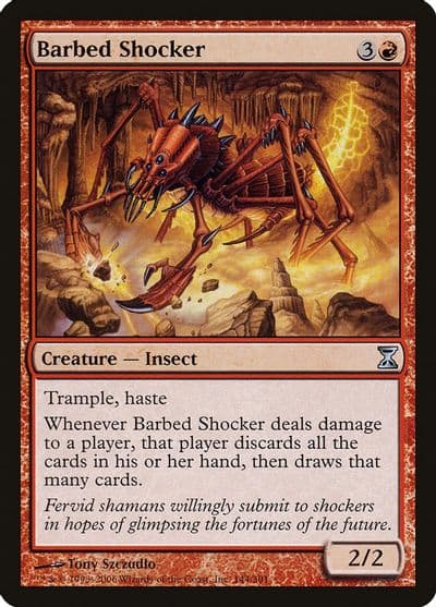 Barbed Shocker Time Spiral Magic card