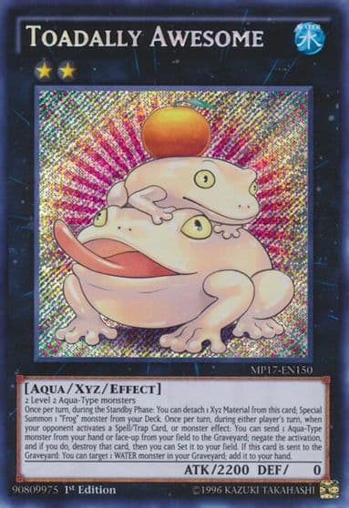 Toadally Awesome 2017 Mega-Tins Mega Pack Yu-Gi-Oh! card