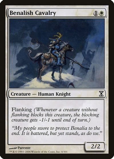 Benalish Cavalry Time Spiral Magic card