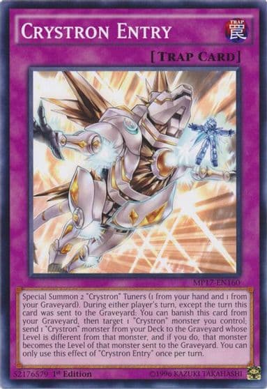 Crystron Entry 2017 Mega-Tins Mega Pack Yu-Gi-Oh! card