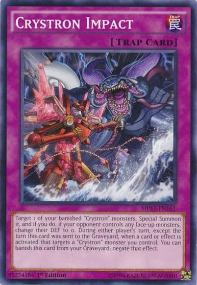 Crystron Impact 2017 Mega-Tins Mega Pack Yu-Gi-Oh! card