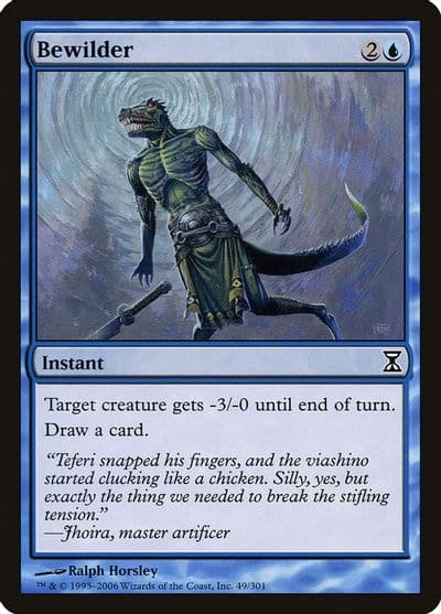 Bewilder Time Spiral Magic card