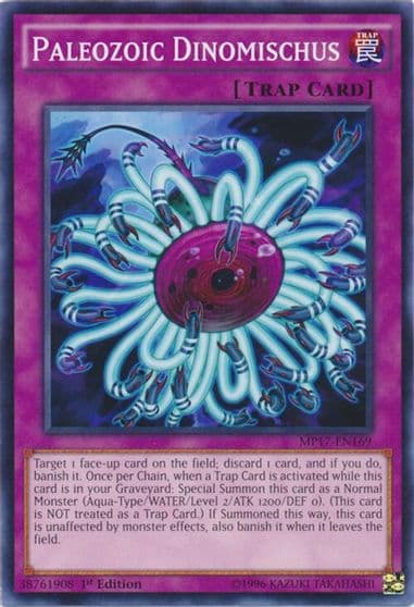 Paleozoic Dinomischus 2017 Mega-Tins Mega Pack Yu-Gi-Oh! card