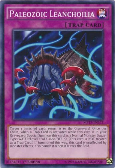 Paleozoic Leanchoilia 2017 Mega-Tins Mega Pack Yu-Gi-Oh! card