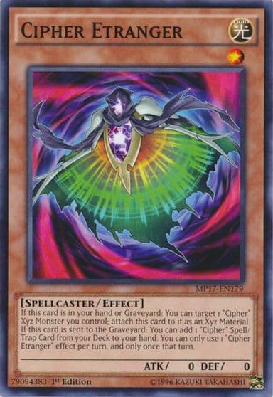 Cipher Etranger 2017 Mega-Tins Mega Pack Yu-Gi-Oh! card