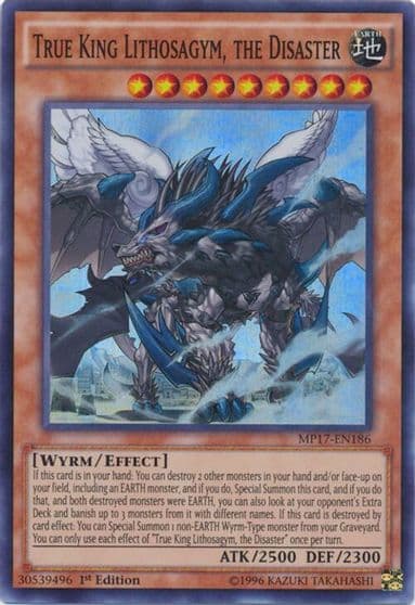True King Lithosagym the Disaster 2017 Mega-Tins Mega Pack Yu-Gi-Oh! card