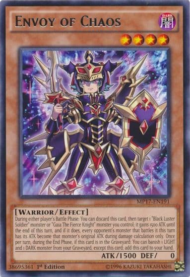 Envoy of Chaos 2017 Mega-Tins Mega Pack Yu-Gi-Oh! card