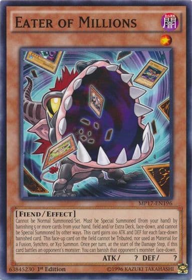 Eater of Millions 2017 Mega-Tins Mega Pack Yu-Gi-Oh! card