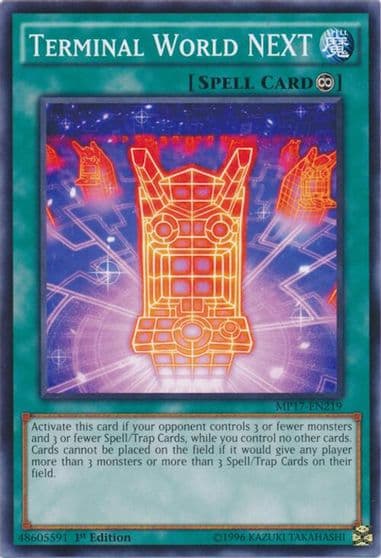 Terminal World NEXT 2017 Mega-Tins Mega Pack Yu-Gi-Oh! card