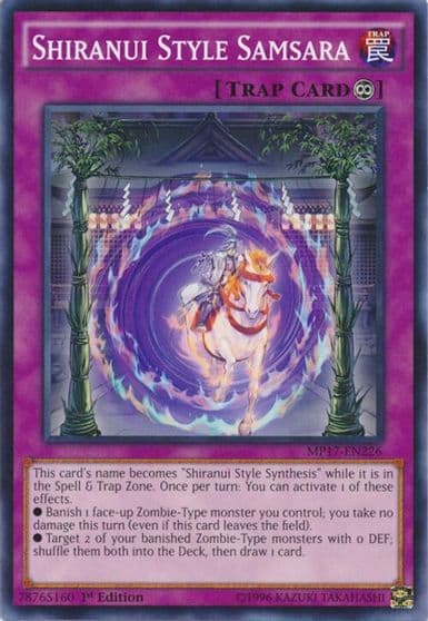 Shiranui Style Samsara 2017 Mega-Tins Mega Pack Yu-Gi-Oh! card