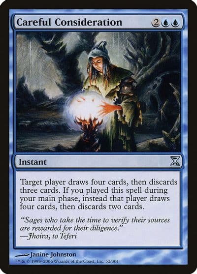 Careful Consideration Time Spiral Magic card
