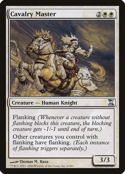Cavalry Master Time Spiral Magic card