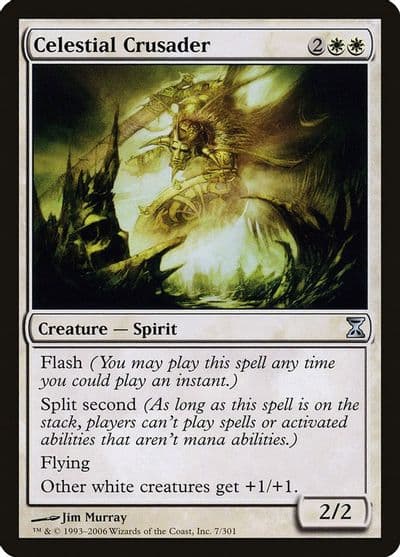 Celestial Crusader Time Spiral Magic card