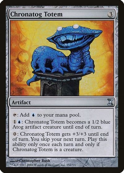 Chronatog Totem Time Spiral Magic card