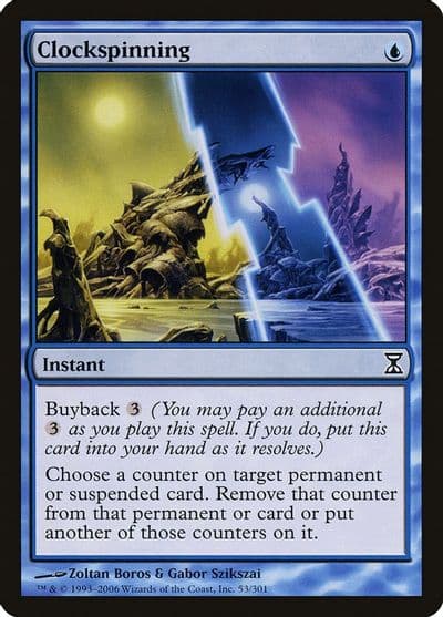 Clockspinning Time Spiral Magic card