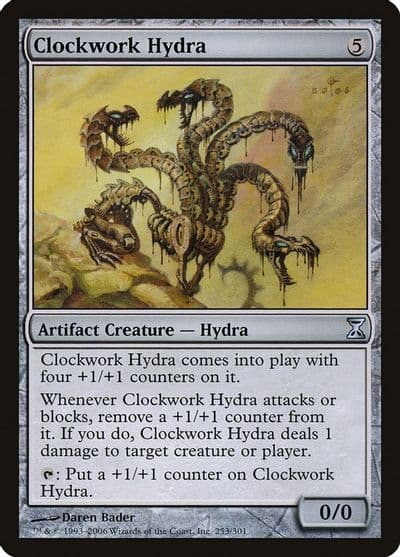 Clockwork Hydra Time Spiral Magic card