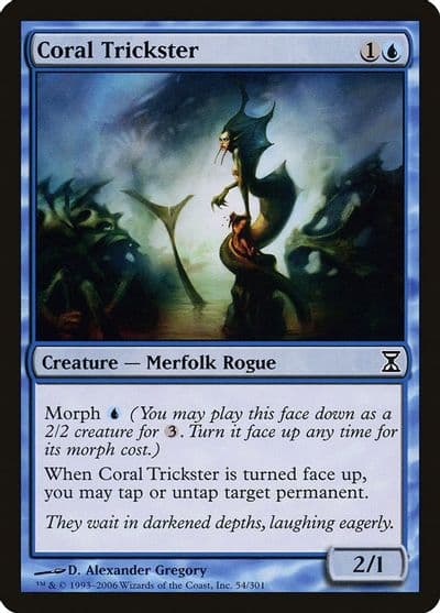 Coral Trickster Time Spiral Magic card