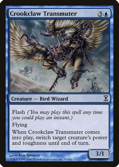 Crookclaw Transmuter Time Spiral Magic card