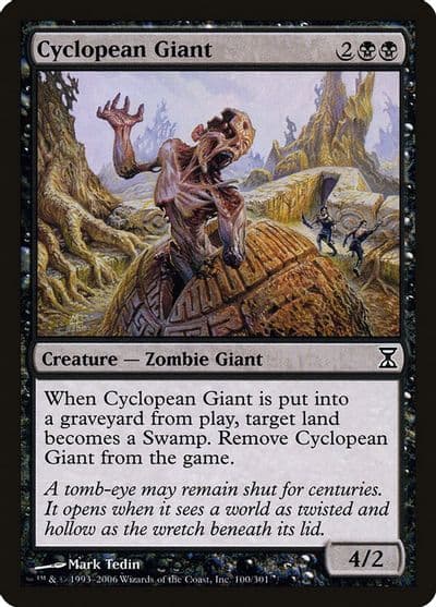 Cyclopean Giant Time Spiral Magic card